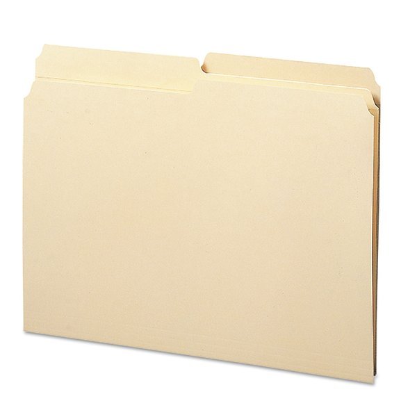 Folder 1/2-Cut, Manila, PK100, SMEAD, Mfr# 10326